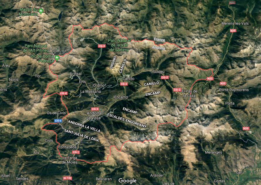 Area of Andorra