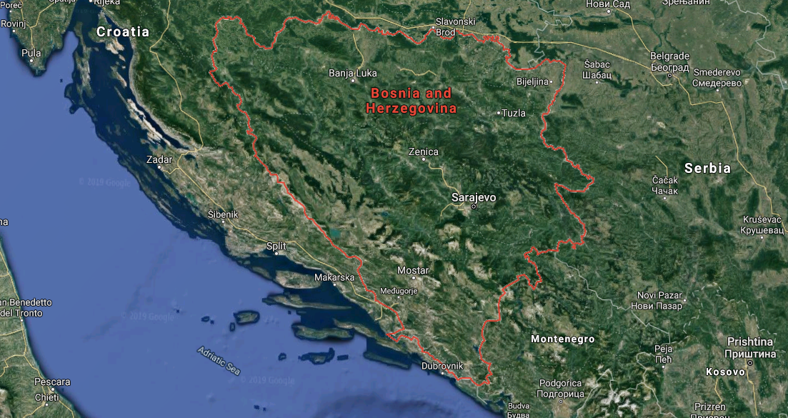 Area of Bulgaria