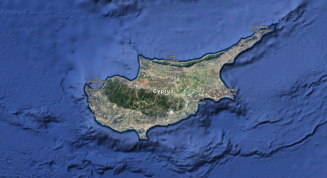 Area of Cyprus