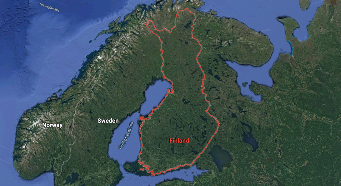 Area of Finland