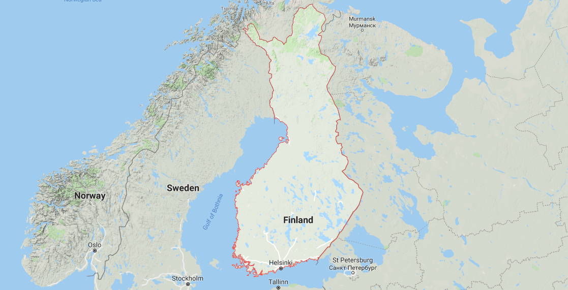 Terrain of Finland