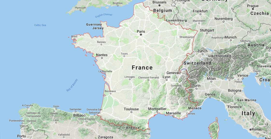 Terrain of France